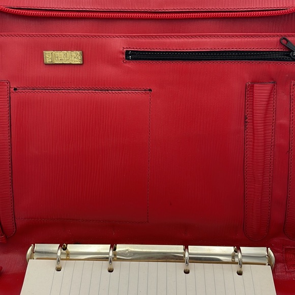 FENDI Canvas Pad holder Journal CLUTCH - Picture 2 of 6